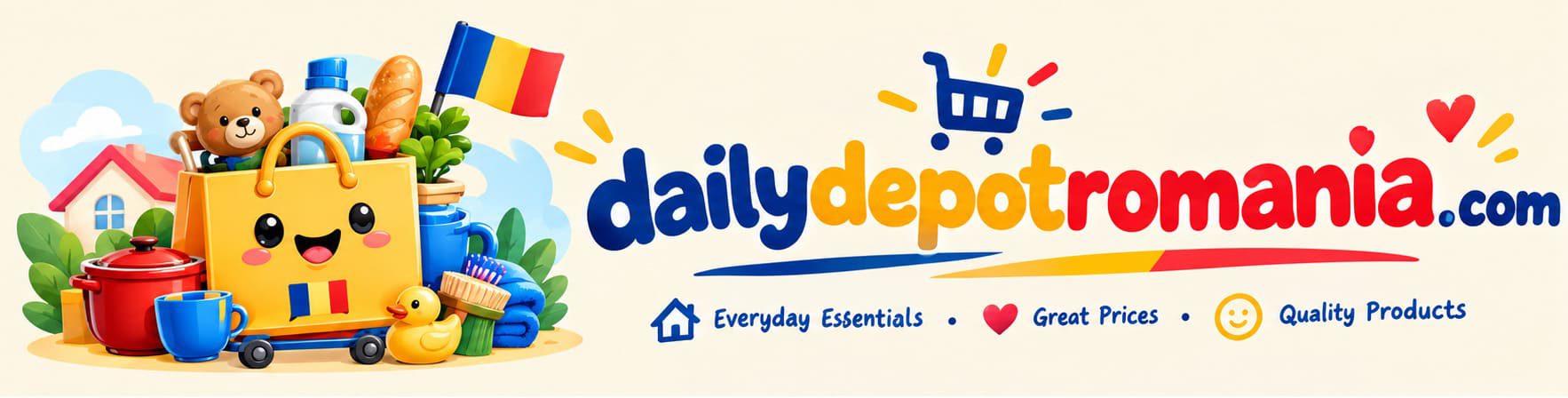 Daily Depot Romania – Produse pentru Casă, Bucătărie, Gospodărie, Unelte și Articole pentru Viața de Zi cu Zi